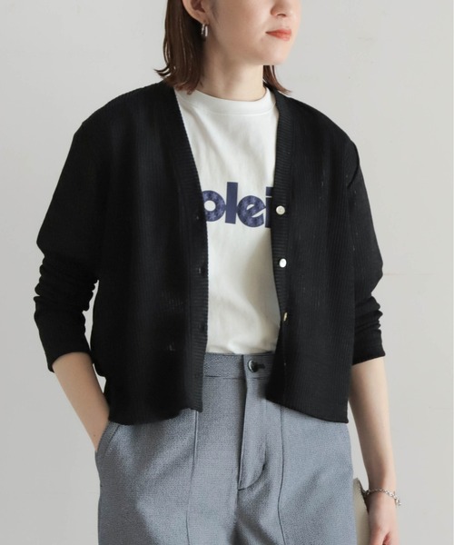 NOMBRE IMPAIR（ノンブルアンペール）の「soleil発泡PT　半袖TEE（Tシャツ/カットソー・レディース・ホワイト/マスタード・FREE）」の20枚目の写真