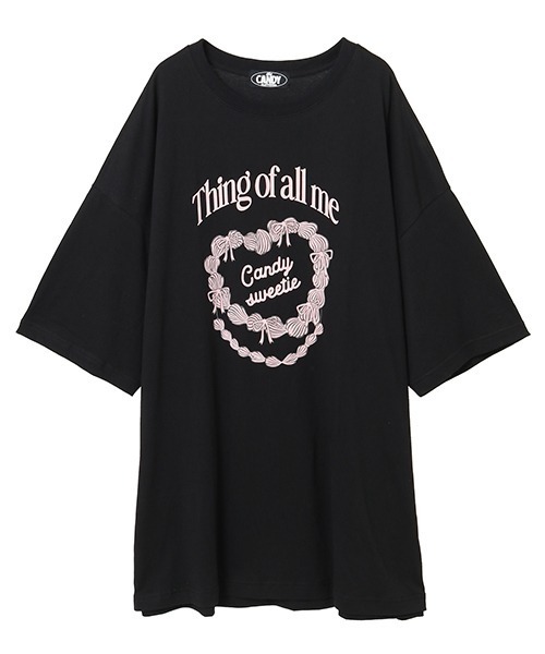 CANDY SWEETIE BIG BIG Tシャツ（Tシャツ/カットソー）｜Candy