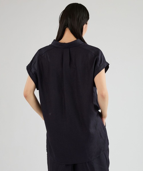 Chaos（カオス）の「Chaos(カオス)/アイアスロータシャツ　【セットアップ可】（シャツ/ブラウス・レディース・ネイビー/ライトベージュ/チャコール・FREE）」の12枚目の写真