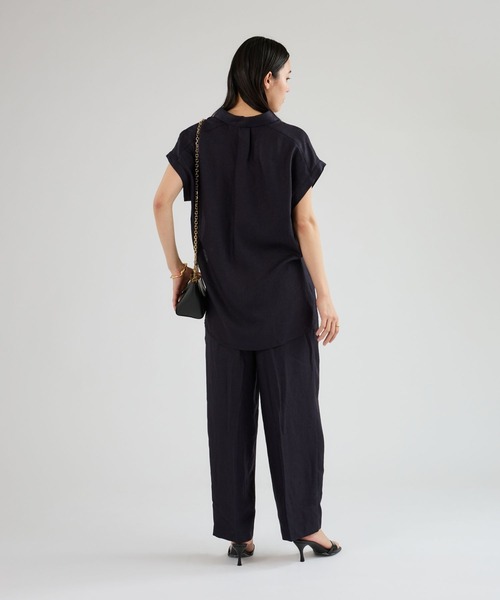 Chaos（カオス）の「Chaos(カオス)/アイアスロータシャツ　【セットアップ可】（シャツ/ブラウス・レディース・ネイビー/ライトベージュ/チャコール・FREE）」の15枚目の写真