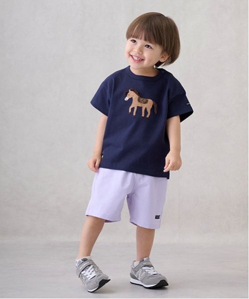 petit main（プティマイン）の「【水陸両用】ハーフパンツ（スイムグッズ・キッズ・アイボリー/ラベンダー/ブルー/ネイビー/ブラウン/ベージュ・80ｃｍ/90cm/110cm/100cm/130cm/120cm）」の6枚目の写真