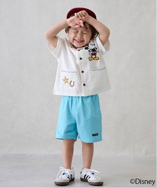 petit main（プティマイン）の「【水陸両用】ハーフパンツ（スイムグッズ・キッズ・アイボリー/ラベンダー/ブルー/ネイビー/ブラウン/ベージュ・80ｃｍ/90cm/110cm/100cm/130cm/120cm）」の19枚目の写真