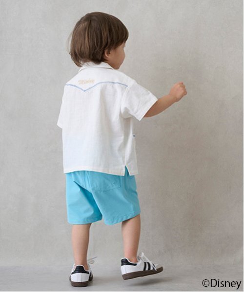 petit main（プティマイン）の「【水陸両用】ハーフパンツ（スイムグッズ・キッズ・アイボリー/ラベンダー/ブルー/ネイビー/ブラウン/ベージュ・80ｃｍ/90cm/110cm/100cm/130cm/120cm）」の7枚目の写真