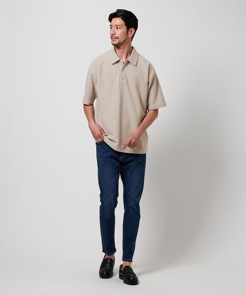 WEB限定 WARDROBE SMART】エアリー カノコ ポロシャツ（Tシャツ