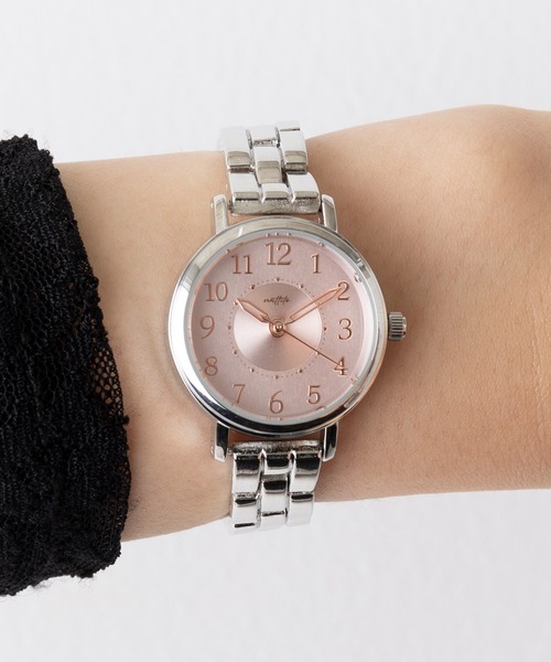 MAGASIN DE MODE Chou Chou(マガジンデモードシュシュ)の「【MAGASIN DE MODE Chou Chou】ニッケルフリーメッキ アナログウォッチ MKM2920 FW(アナログ腕時計・レディース・シルバー系その他/ピンク系その他2/ピンク/シルバー・FREE)」の12枚目の写真