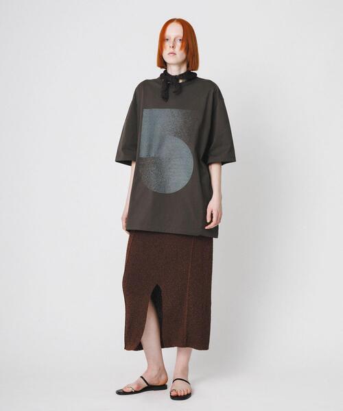 LAATO（ラート）の「mosa knit skirt（スカート・レディース・グリーン/ブラウン・FREE）」の22枚目の写真