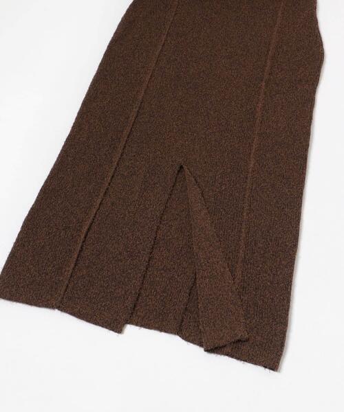 LAATO（ラート）の「mosa knit skirt（スカート・レディース・グリーン/ブラウン・FREE）」の13枚目の写真