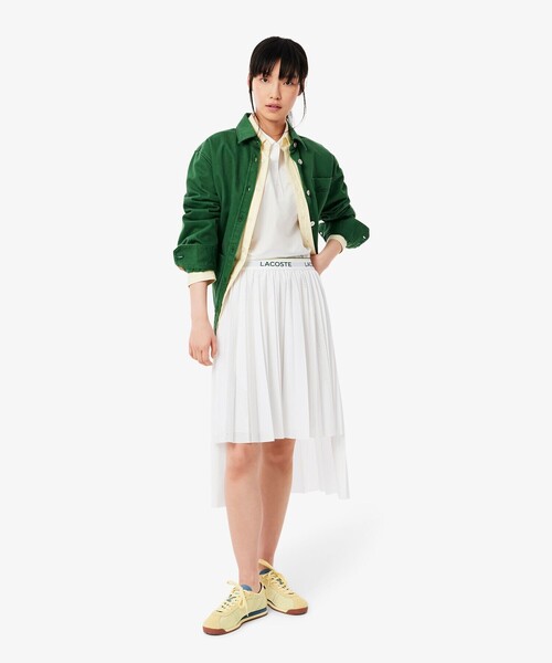 セール】ハイローシルエットプリーツスカート（スカート）｜LACOSTE