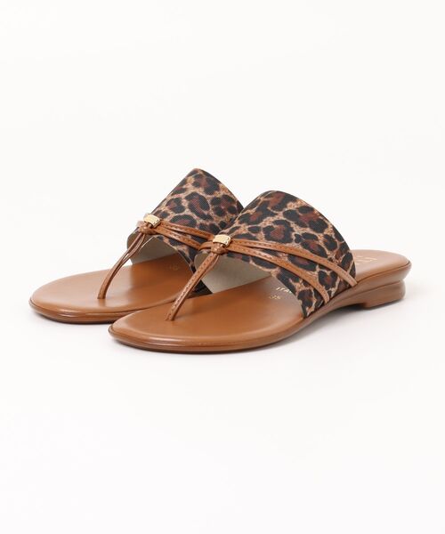 【美品】✨ITALIAN SHOEMAKERS 23.5 トングサンダル 37 イタリアンシューメーカーズ ITALIAN SHOEMAKERS ダブルビジュー