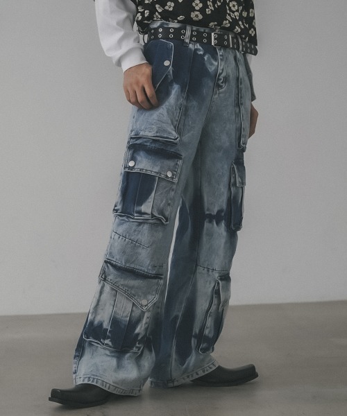 プリーツプリーズ コットンデニムカーゴ COTTON DENIM – ISSEY