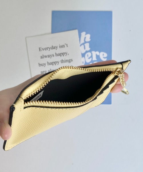 セール】【5色展開】薄型キーチェーン付き フラグメントケース/カード