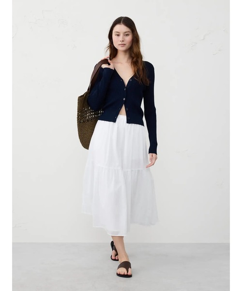 BANANA REPUBLIC FACTORY STORE ボイル ティアード ミディ