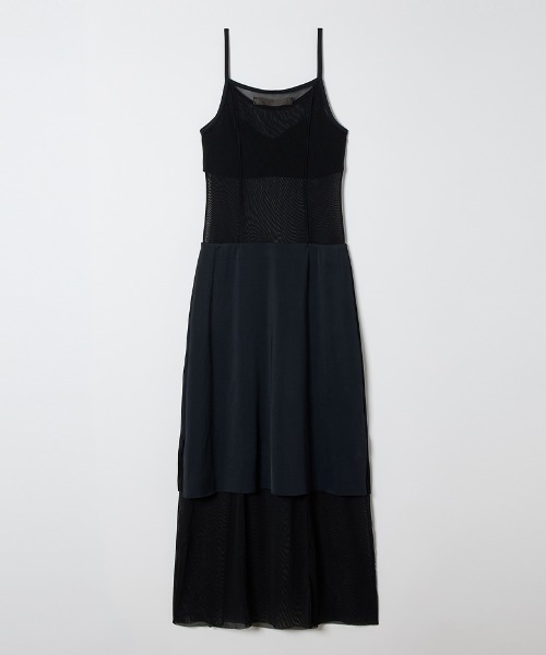 leinwande（ラインヴァンド）の「【leinwande】Mesh Combination Dress / メッシュコンビネーションドレス（ワンピース・レディース・ブラック/ベージュ・S/M）」の17枚目の写真