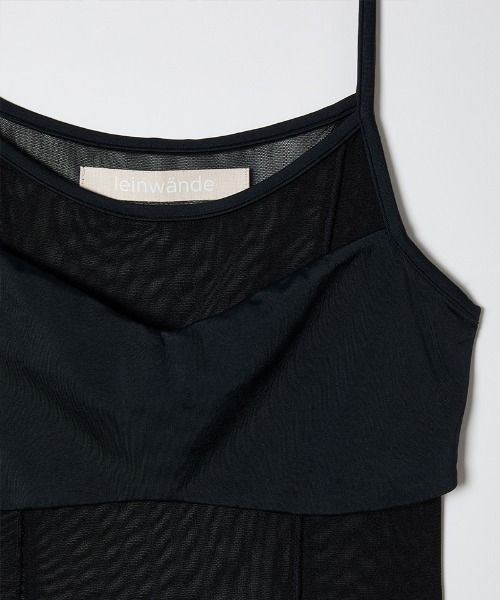 leinwande（ラインヴァンド）の「【leinwande】Mesh Combination Dress / メッシュコンビネーションドレス（ワンピース・レディース・ブラック/ベージュ・S/M）」の16枚目の写真