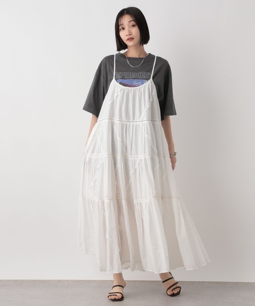LOWRYS FARM（ローリーズファーム）の「スカシニットキャミ2P