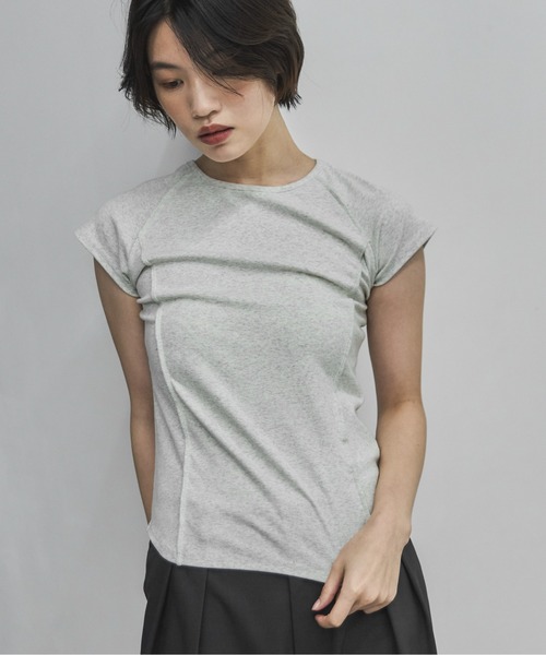feepur(フェピュール)の「フライスアウトロックフレンチTee(Tシャツ/カットソー・レディース・オフホワイト/ブラック/オートミール/イエロー・MEDIUM)」の16枚目の写真