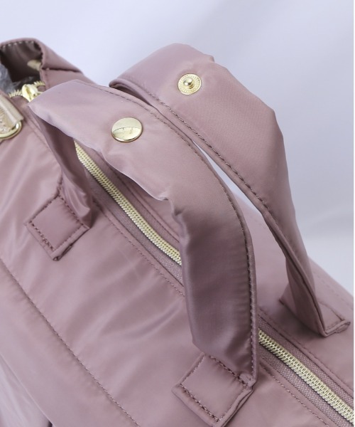 Legato Largo（レガートラルゴ）の「Legato Largo キレカジ撥水ポリエステル 2W A4トート（トートバッグ・レディース・グレイッシュベージュ/ピンク・FREE）」の9枚目の写真
