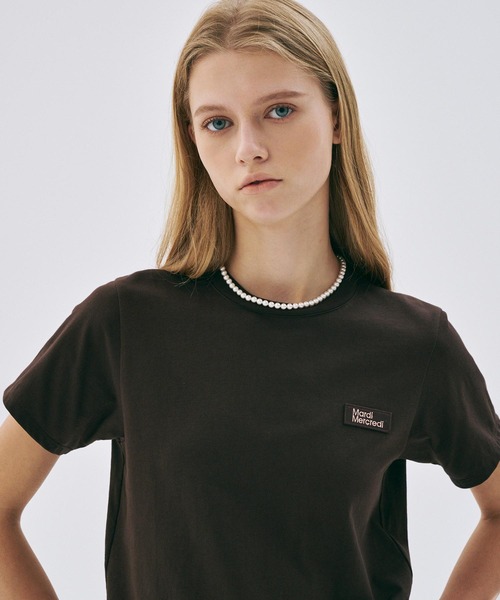 Mardi Mercredi(マルディメクルディ)の「SLIM TSHIRT ESSENTIAL(Tシャツ/カットソー・レディース・ライトブルー/ブラック/グレー/チャコールグレー/イエロー/ネイビー/ホワイト/ピンク/レッド/ブラウン・FREE)」の5枚目の写真