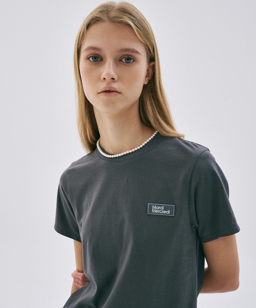 Tシャツ・カットソー Mardi Mercredi SLIM TSHIT SLIM TSHIRT FLOWERMARDI（Tシャツ/カットソー）｜Mardi