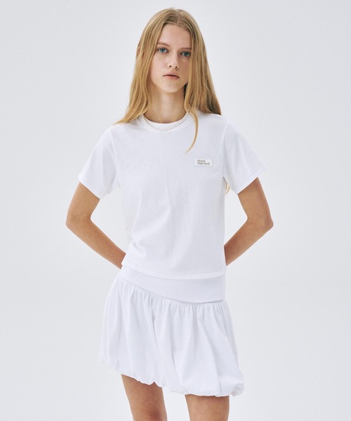 ★MARDI MERCREDI★SLIM TSHIRT ESSENTIAL★大人気★ SLIM TSHIRT ESSENTIAL（Tシャツ/カットソー）｜Mardi Mercredi