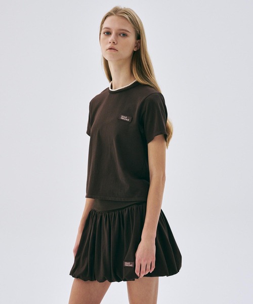 Mardi Mercredi(マルディメクルディ)の「SLIM TSHIRT ESSENTIAL(Tシャツ/カットソー・レディース・ライトブルー/ブラック/グレー/チャコールグレー/イエロー/ネイビー/ホワイト/ピンク/レッド/ブラウン・FREE)」の22枚目の写真