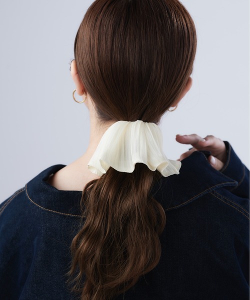 dee doo dah（ディドゥダ）の「【deedoodah】フリルロールカフ　ヘアカフ/ポニーフック（その他ヘアアクセサリー・レディース・C/D/E/F/A/H/J/K/B/G/I・FREE）」の4枚目の写真