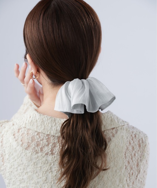 セール】【deedoodah】フリルロールカフ ヘアカフ/ポニーフック