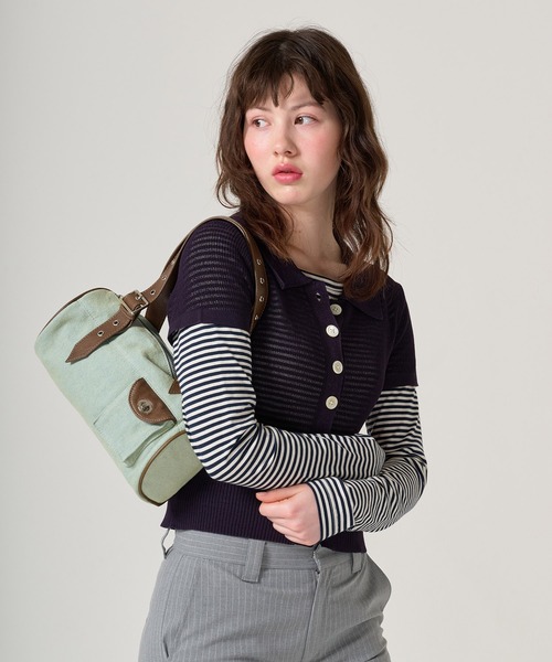 バッグ・カバンその他 BORBONESE Woman Mini bag Denim 924826I15 X49 바르보네제(Borbonese) | 바르보네제 Womans Mini Bag Borbonese