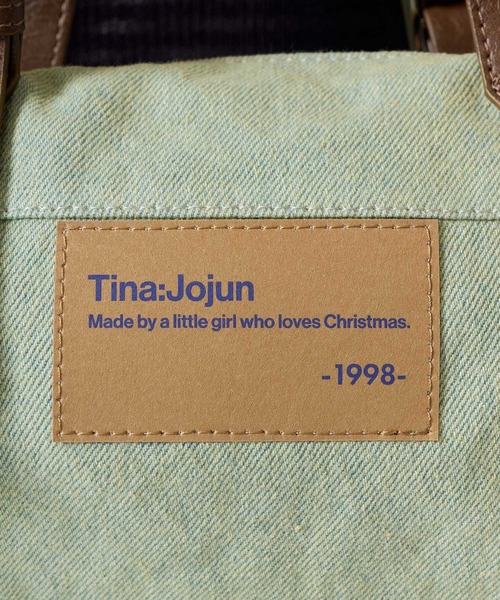 TINA：JOJUN（ティーナジョジュン）の「バイカラー デニムミニバッグ TINA：JOJUN（ハンドバッグ・レディース・ブラウン/ピンク・F）」の16枚目の写真