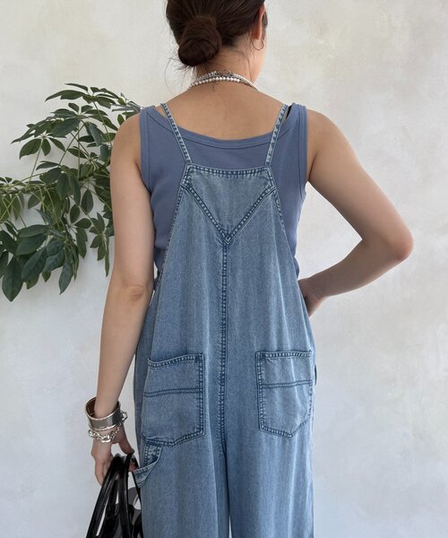 DouDou（ドゥドゥ）の「【新色追加】リブタンク（Tシャツ/カットソー・レディース・ブラック/オフホワイト/ベージュ/レッド/グレー/ブルー・FREE）」の15枚目の写真