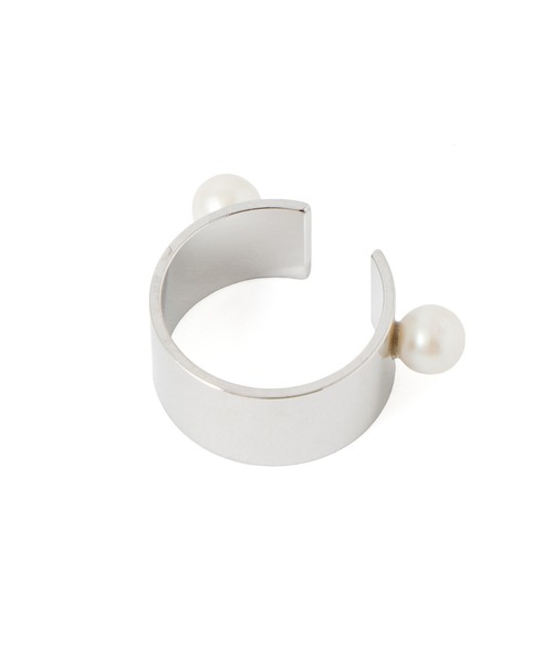 ROSE BUD(ローズバッド)の「(Sea’ds mara)Double pearl ring(リング・レディース・シルバー・ONE SIZE)」の1枚目の写真