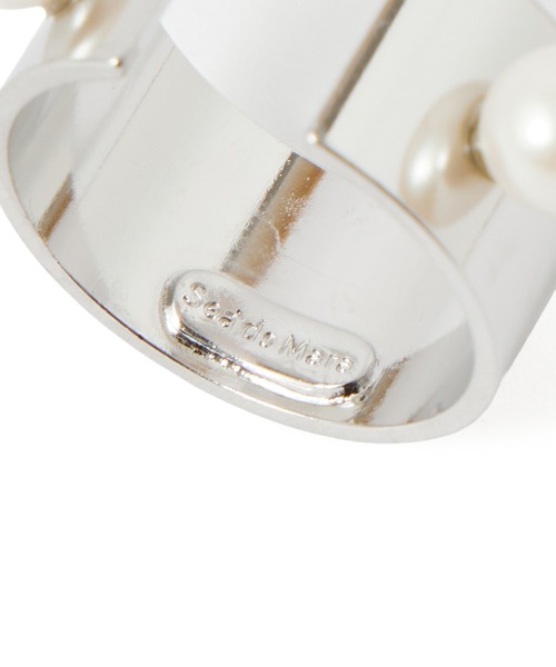 ROSE BUD(ローズバッド)の「(Sea’ds mara)Double pearl ring(リング・レディース・シルバー・ONE SIZE)」の9枚目の写真