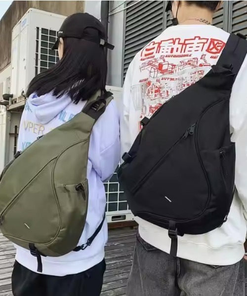 Bling Leads(ブリングリーズ)の「Z)【BLINGLEADS】ABM22091 ワンショルダー BODY BAG 2(ボディバッグ/ウエストポーチ・メンズ・カーキ/グレー/ブラック/ネイビー・FREE)」の6枚目の写真