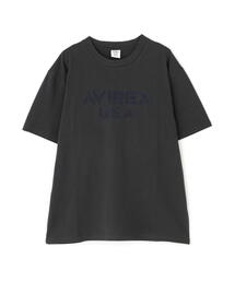 《WEB&DEPOT限定》STENCIL OFFICIAL LOGO T-SHIRT / ステンシル オフィシャルロゴ 半袖Tシャツ / AVIREX / アヴィレックス