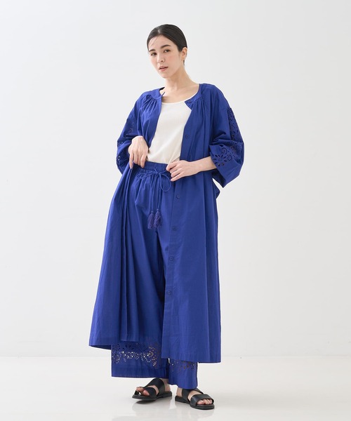 collex（コレックス）の「アイレット刺繍パンツ（その他パンツ・レディース・ブルー/ブラック・フリー）」の6枚目の写真