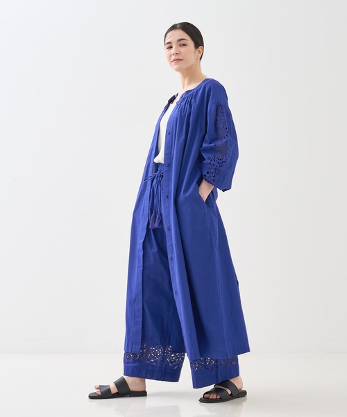 collex（コレックス）の「アイレット刺繍パンツ（その他パンツ・レディース・ブルー/ブラック・フリー）」の7枚目の写真