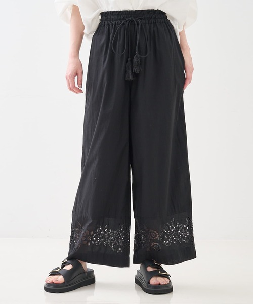 collex（コレックス）の「アイレット刺繍パンツ（その他パンツ・レディース・ブルー/ブラック・フリー）」の11枚目の写真
