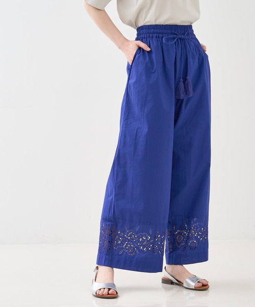 collex（コレックス）の「アイレット刺繍パンツ（その他パンツ・レディース・ブルー/ブラック・フリー）」の15枚目の写真