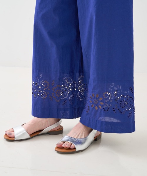 collex（コレックス）の「アイレット刺繍パンツ（その他パンツ・レディース・ブルー/ブラック・フリー）」の22枚目の写真
