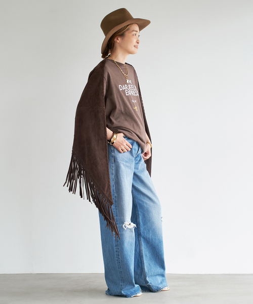 Deuxieme Classe DARJEELING Tシャツ　ブラウン DARJEELING Tシャツ（Tシャツ/カットソー）｜Deuxieme Classe