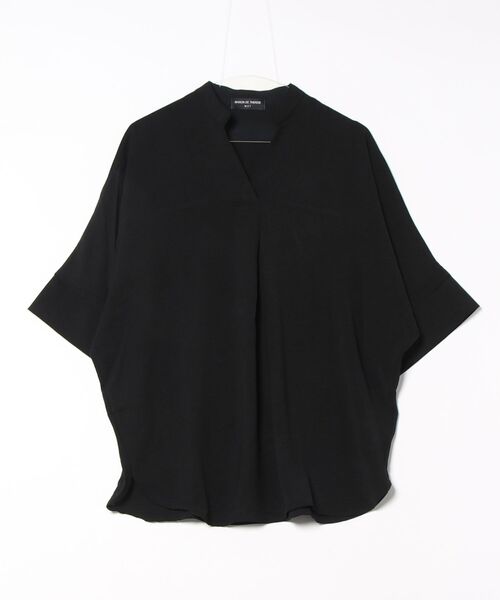 MAISON DE THERESE(メゾン ド テレーズ)の「Vネックルーズシルエット タックブラウス(シャツ/ブラウス・レディース・ホワイト/グリーン/ブラック/グレイッシュベージュ/グレー/ネイビー・FREE)」の13枚目の写真