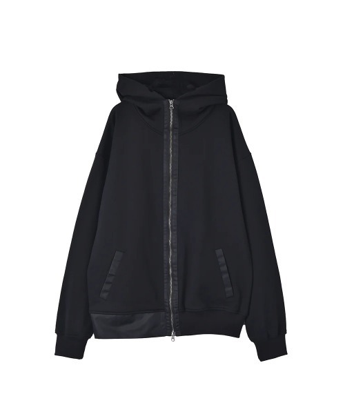 UNISEX スイッチングジップフーディー（パーカー）｜funda mine