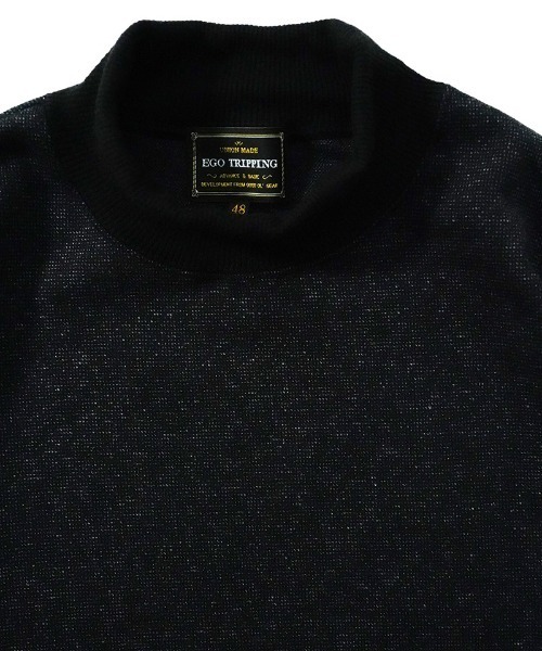 EGO TRIPPING(エゴトリッピング)の「mlt5279-LUXEWEAVE ハイネックカットソー(Tシャツ/カットソー・メンズ・ドット/ハウンドトゥース・46/48/50)」の13枚目の写真