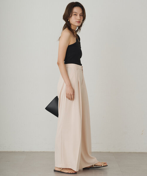 LOUNGEDRESS（ラウンジドレス）の「アシメタンク（タンクトップ・レディース・チャコールグレー/ブラック/オフホワイト・FREE）」の21枚目の写真