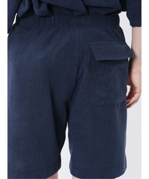 TAKA-Q（タカキュー）の「【マシンウォッシャブル】タカキュー Sauna Camp×T/Q パイルショーツ(セットアップ可能)（その他パンツ・メンズ・ネイビー/ブラック/カーキ・FREE）」の6枚目の写真
