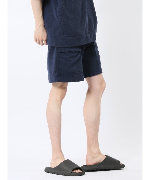 TAKA-Q（タカキュー）の「【マシンウォッシャブル】タカキュー Sauna Camp×T/Q パイルショーツ(セットアップ可能)（その他パンツ・メンズ・ネイビー/ブラック/カーキ・FREE）」の9枚目の写真