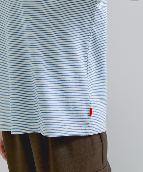 Healthknit(ヘルスニット)の「【Healthknit/ヘルスニット】Narrow Border Jersey Tanktop / 抗菌・防臭(タンクトップ・レディース・ホワイト系その他3/ブラック系その他2/ブルー系その他5・FREE)」の16枚目の写真