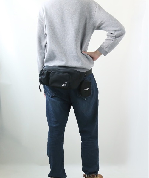 KANGOL(カンゴール)の「KANGOL LOOP ポーチ付きボディバッグ 250-3090(ボディバッグ/ウエストポーチ・メンズ・グレー/ブラック/キャメル・FREE)」の14枚目の写真