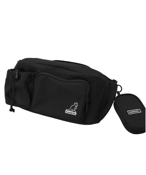 KANGOL(カンゴール)の「KANGOL LOOP ポーチ付きボディバッグ 250-3090(ボディバッグ/ウエストポーチ・メンズ・グレー/ブラック/キャメル・FREE)」の15枚目の写真