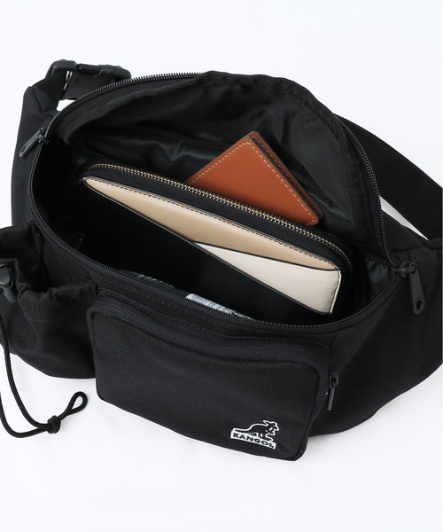 KANGOL(カンゴール)の「KANGOL LOOP ポーチ付きボディバッグ 250-3090(ボディバッグ/ウエストポーチ・メンズ・グレー/ブラック/キャメル・FREE)」の17枚目の写真